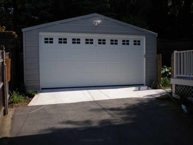 2 Car Steel metal Garage Addition Newton