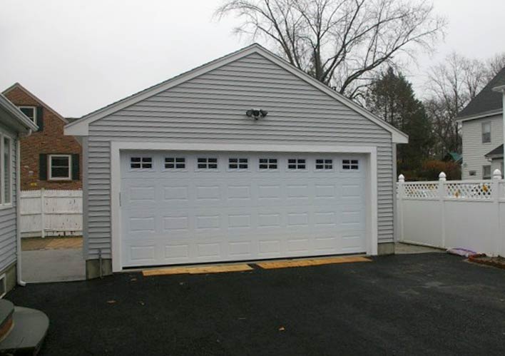 Detached garage addition